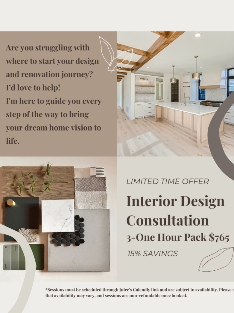 3-Pack: One Hour Design and Renovation Consultations with Julee Ireland