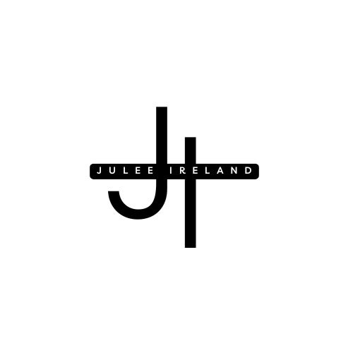 A black and white logo of the company julee ireland.